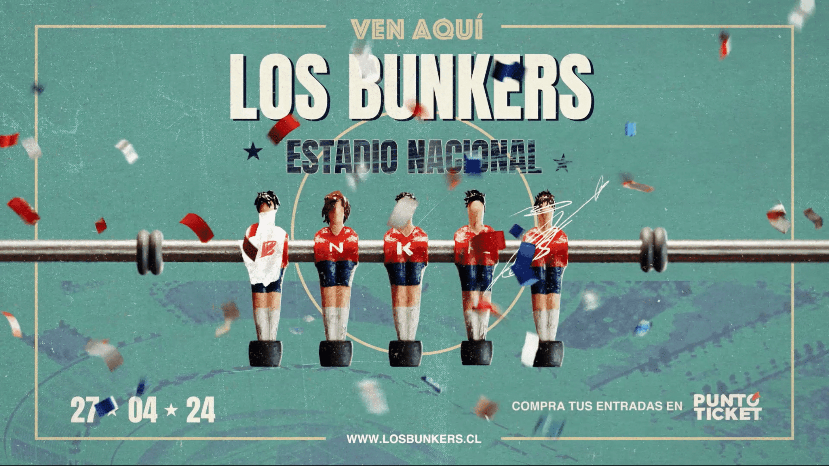 Los Bunkers – Estadio Nacional
